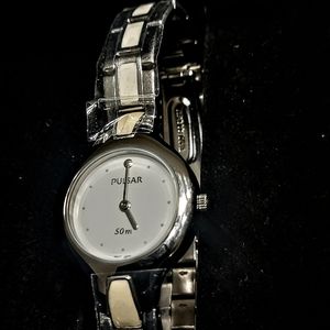 Older Pulsar Watch With Case Untested
